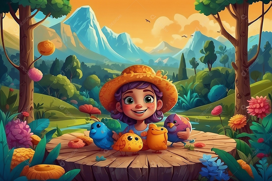 Modelo de dia do autismo para redes sociais com crianças vibrantes bores brilhantes espaço para Texto IA  generativa