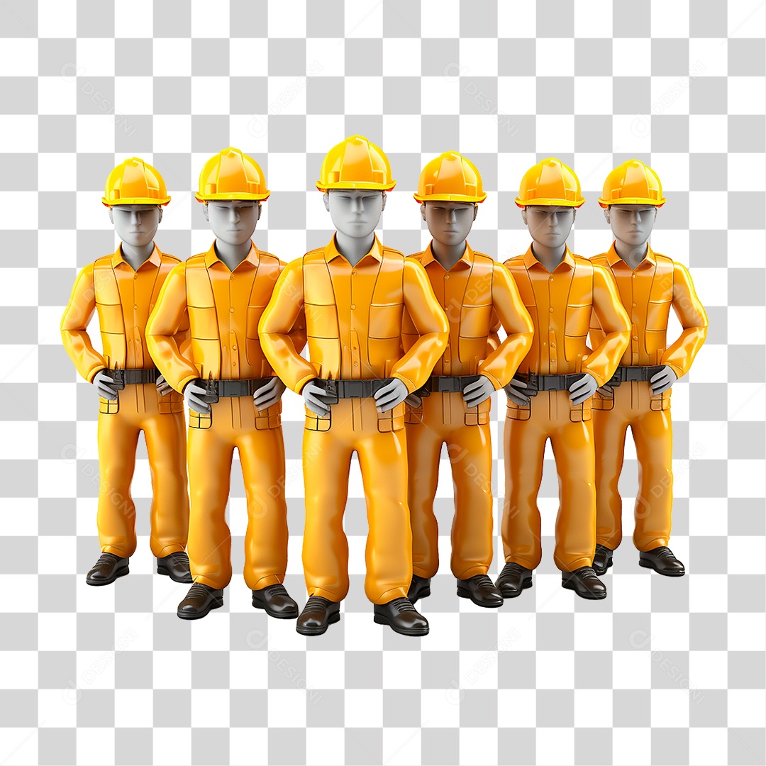 Transparent PNG Team of Workers