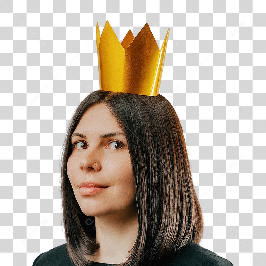 Mulher Sorrindo Alegre PNG Transparente