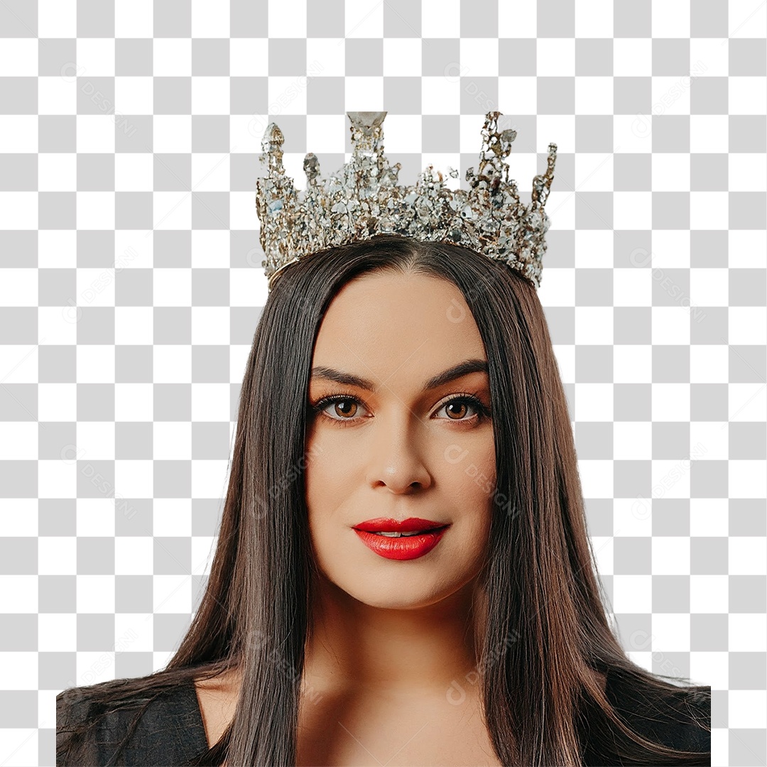 Mulher Sorrindo Alegre PNG Transparente