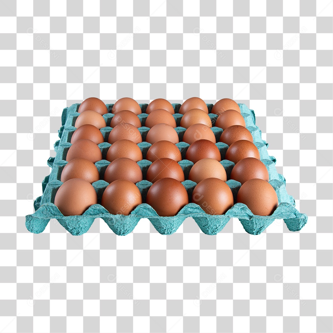 Cartela de Ovos PNG Transparente