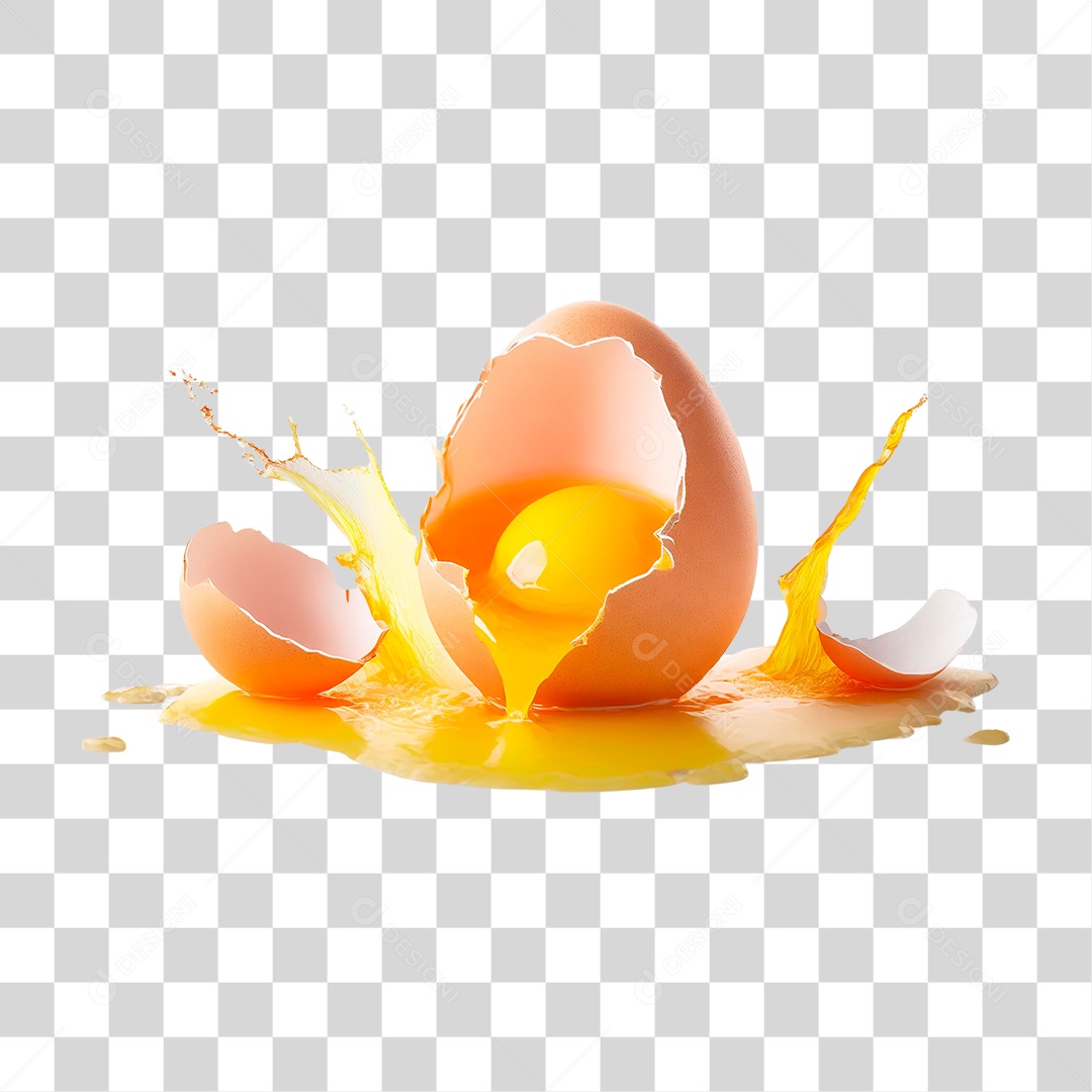 Ovo Quebrado PNG Transparente