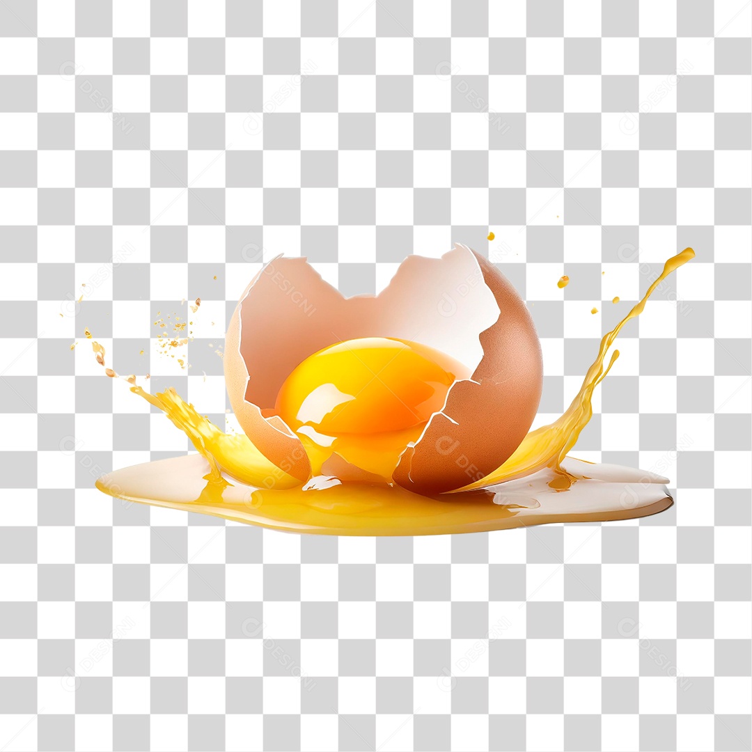 Ovo Quebrado PNG Transparente