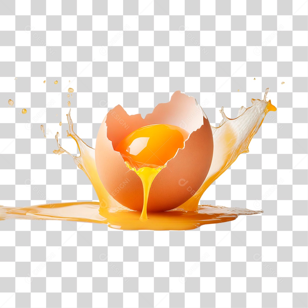 Ovo Quebrado PNG Transparente