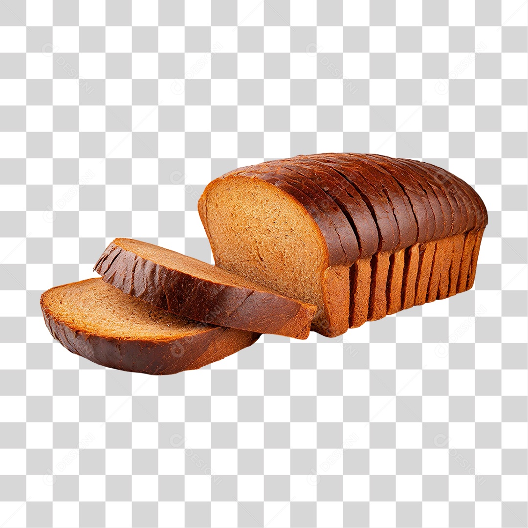 Fatias de Pão Integral PNG Transparente