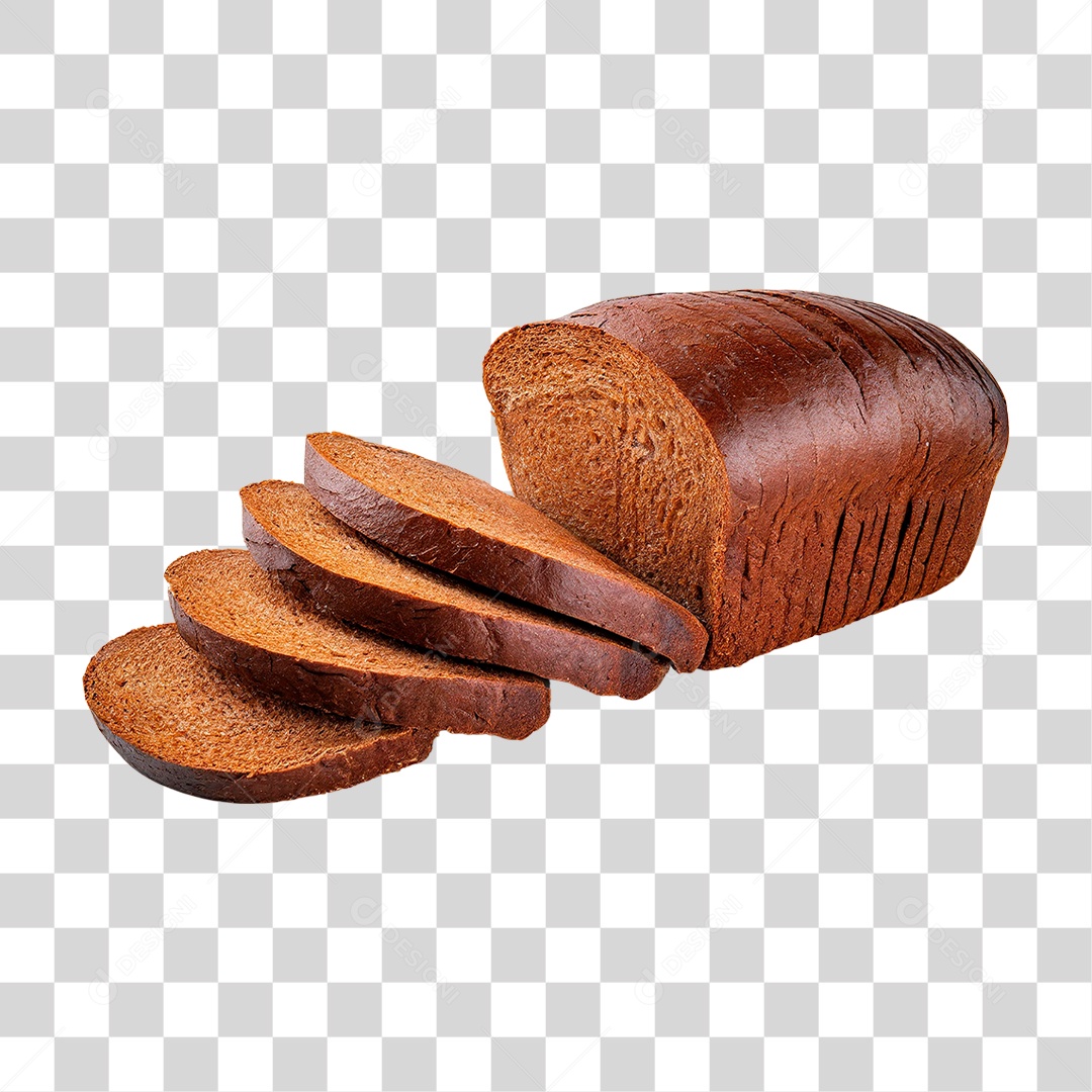 Fatias de Pão Integral PNG Transparente