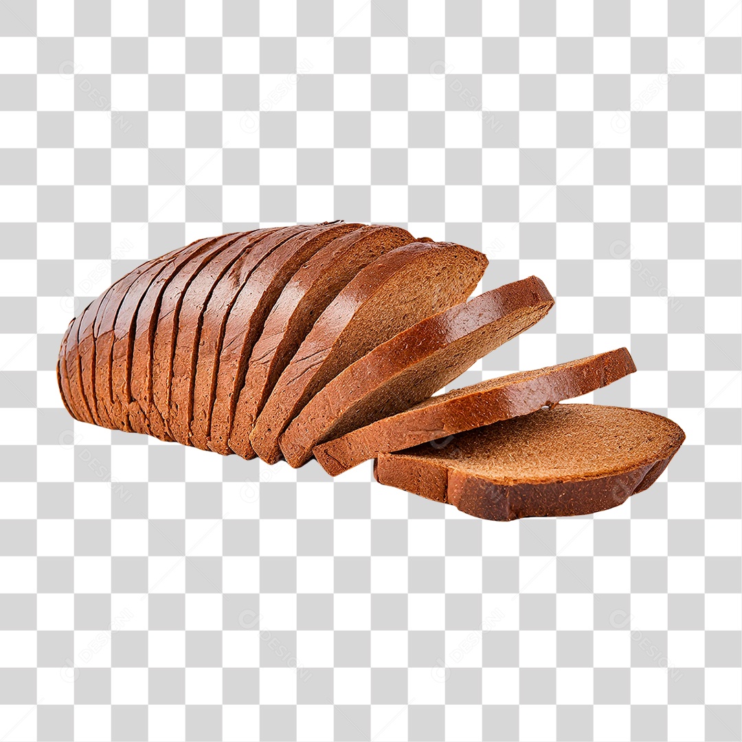 Pão de Forma Fatiado PNG Transparente