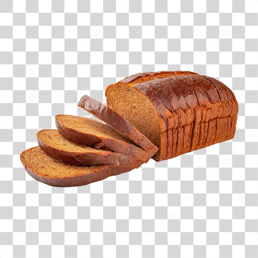Pão de Forma Fatiado PNG Transparente