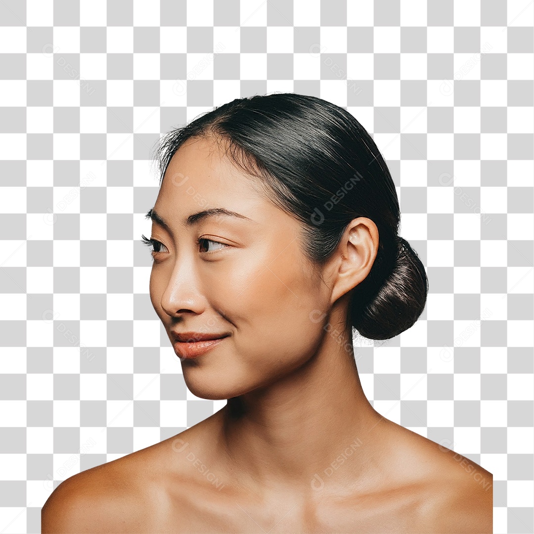 Mulher Sorrindo Alegre PNG Transparente