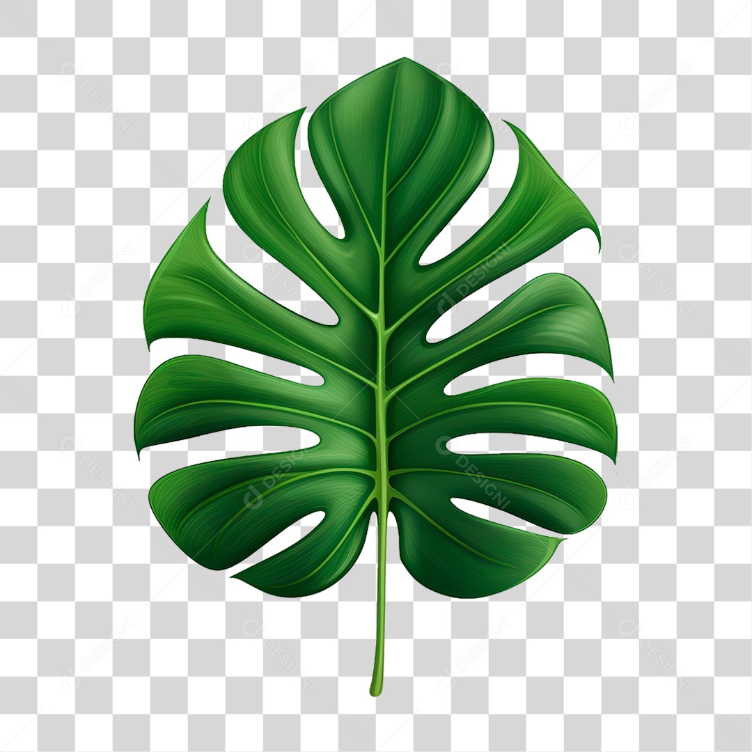 Folha Costela de Adão PNG Transparente