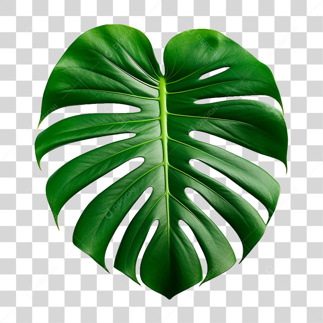 Folha Costela de Adão PNG Transparente