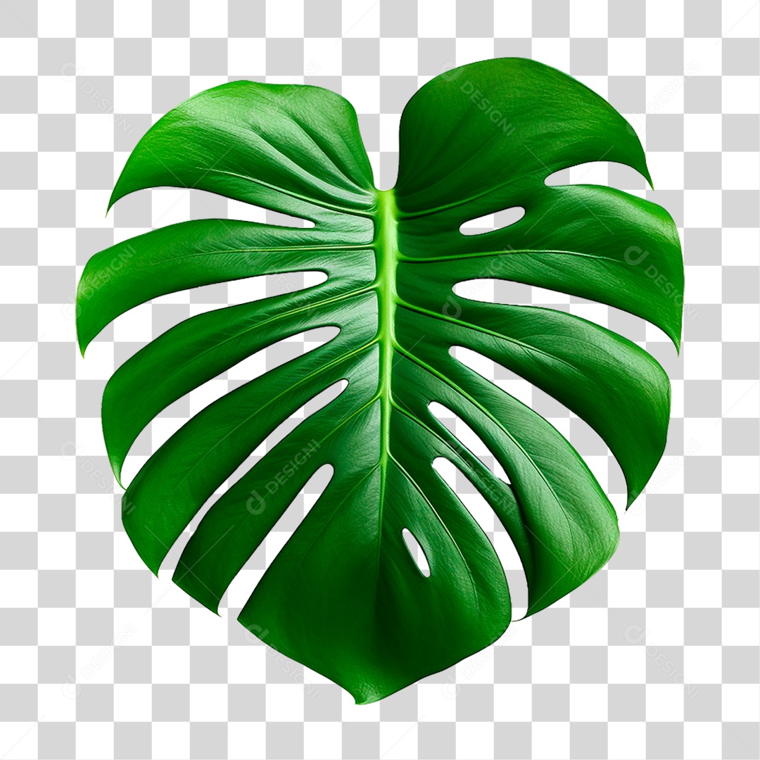 Folha Costela de Adão PNG Transparente