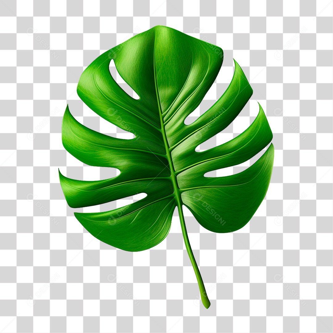 Folha Costela de Adão PNG Transparente