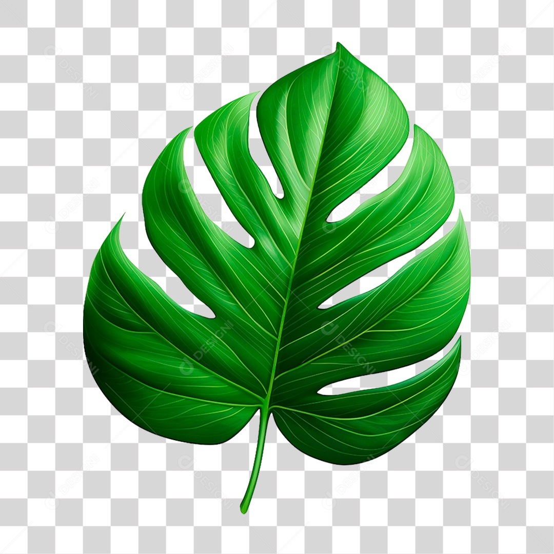 Folha Costela de Adão PNG Transparente