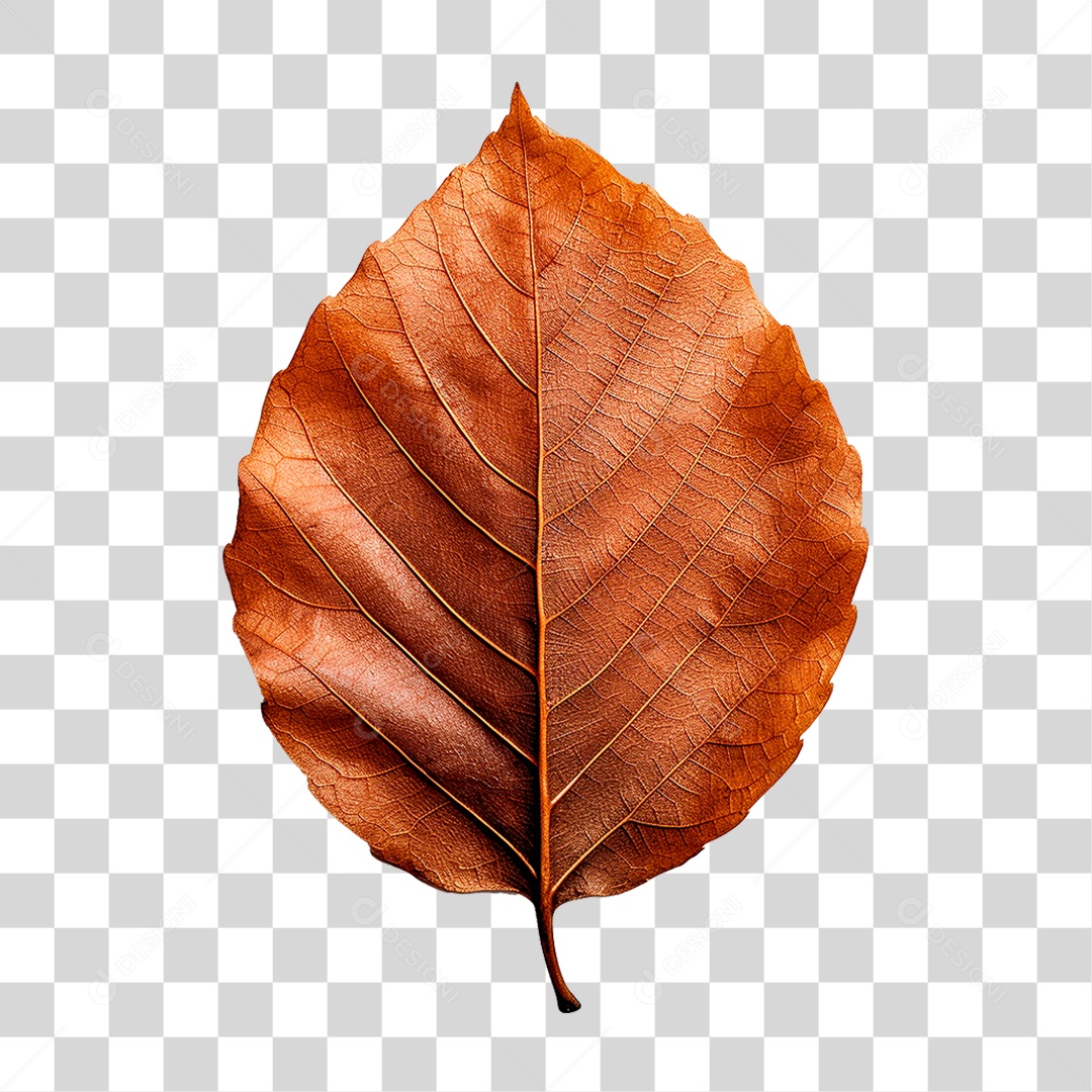 Folha Seca PNG Transparente