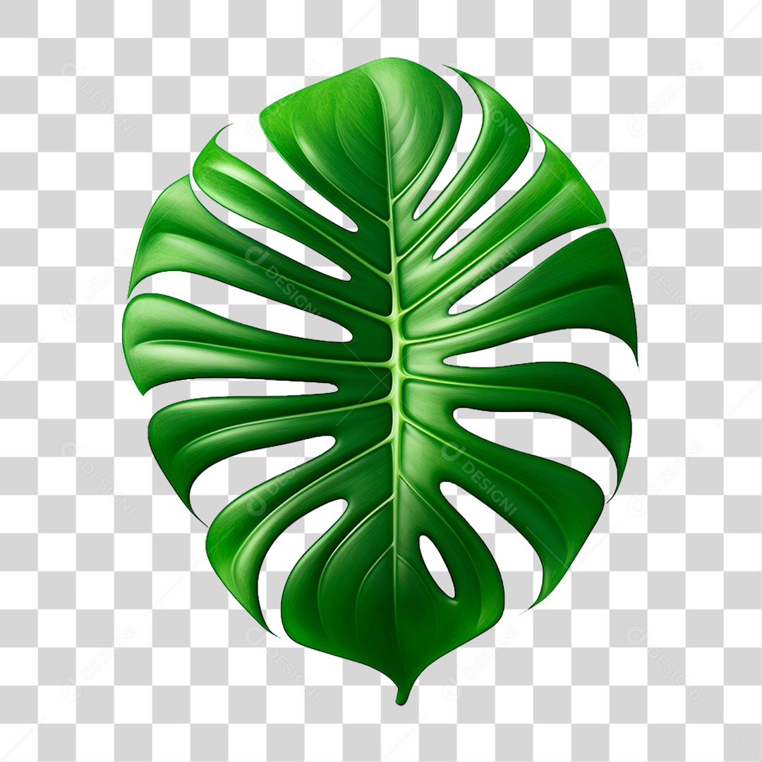 Folha Costela de Adão PNG Transparente