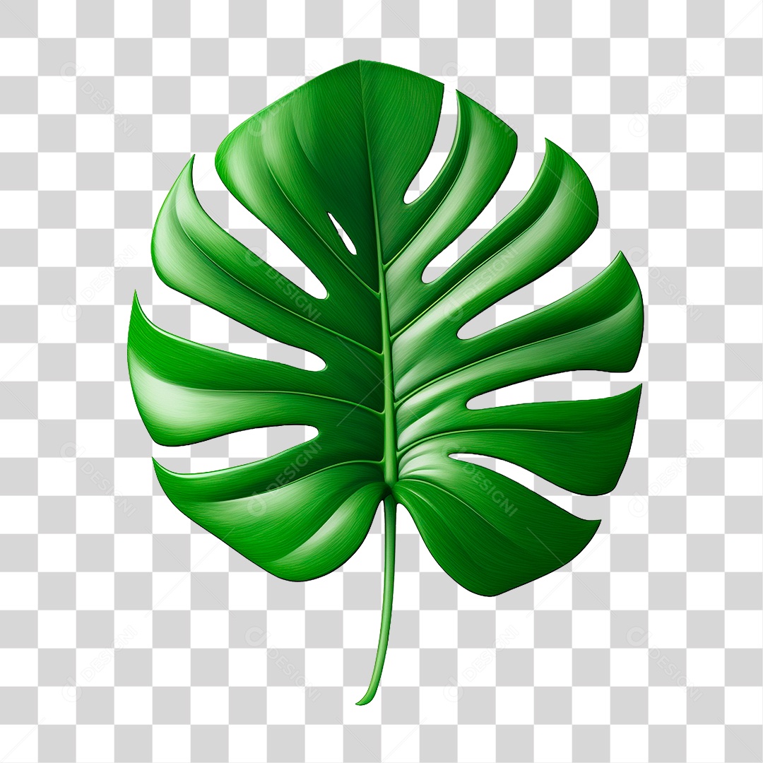 Folha Costela de Adão PNG Transparente