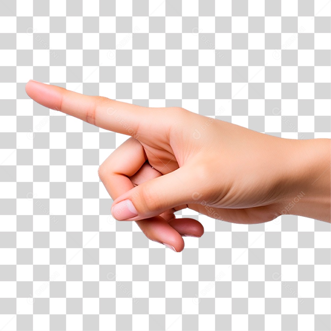 Mão Apontando Dedo PNG Transparente