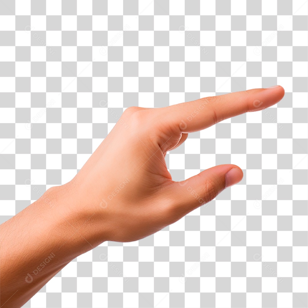 Mão Apontando Dedo PNG Transparente