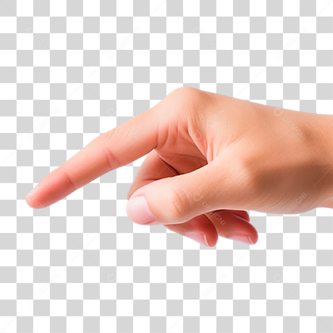 Mão Apontando Dedo PNG Transparente