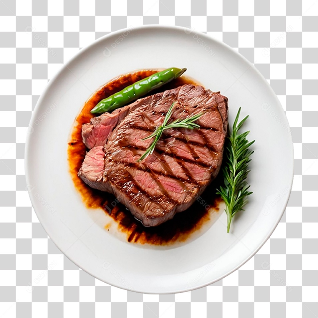 Prato de Carne PNG Transparente