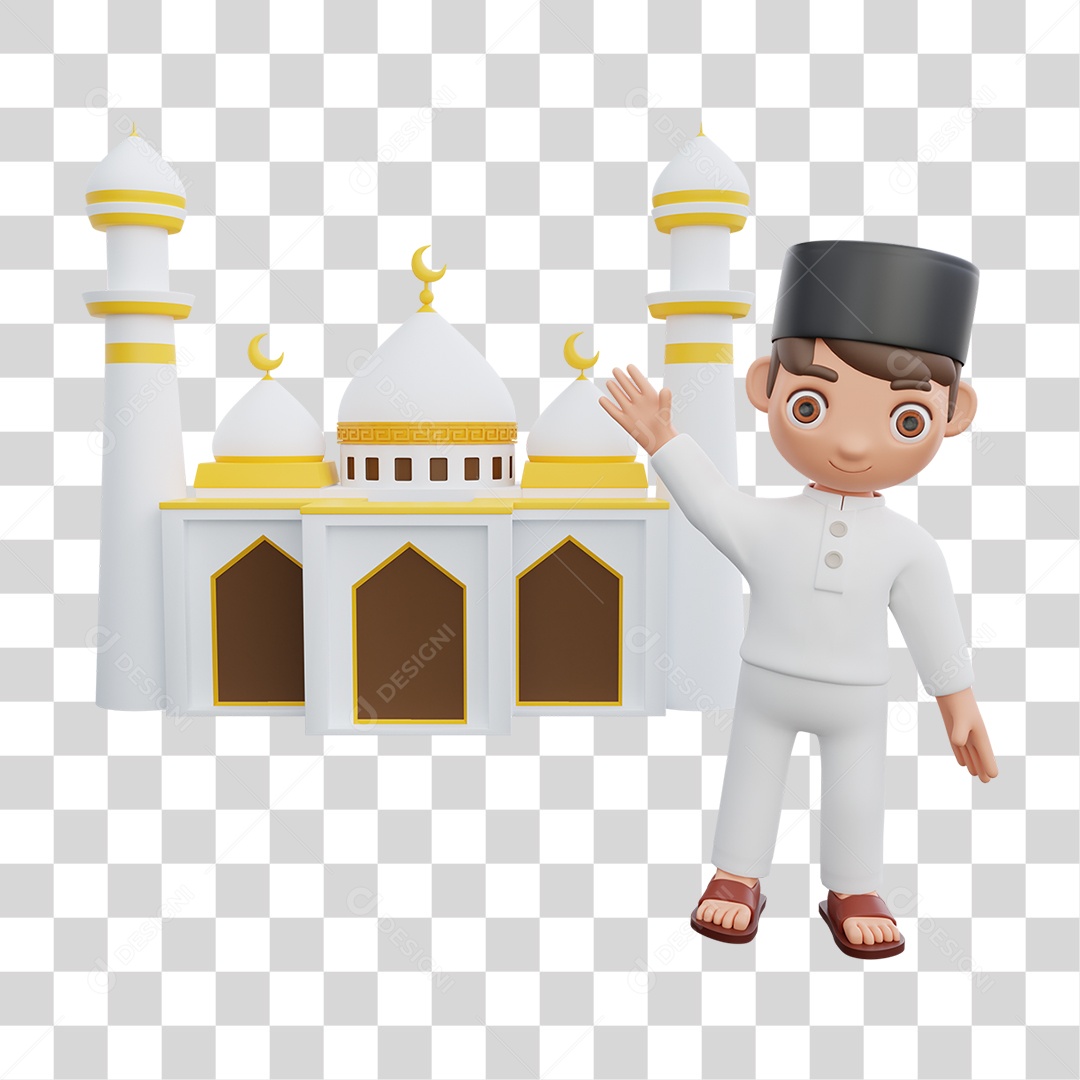 Personagem Ramadã PNG Transparente