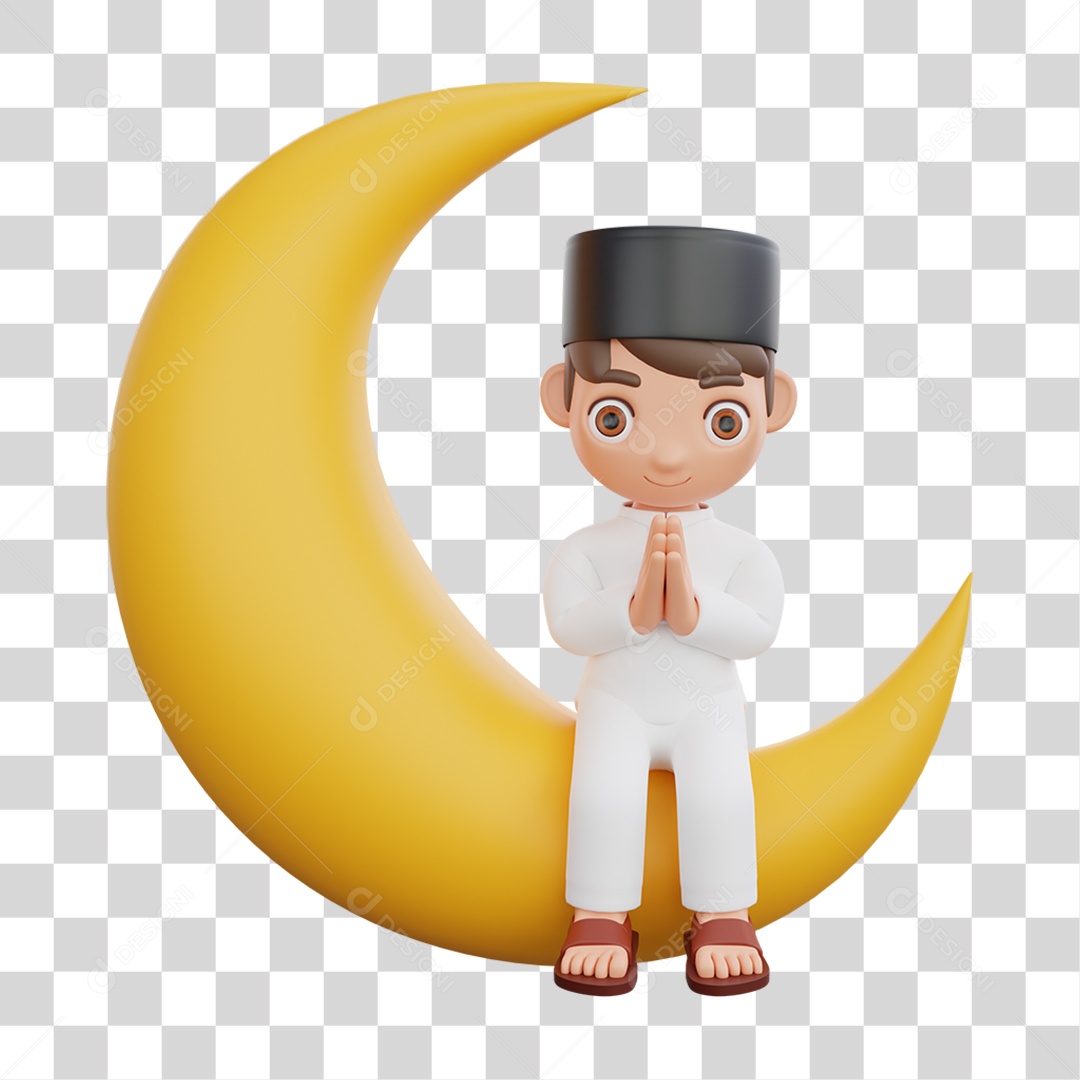 Personagem Ramadã PNG Transparente