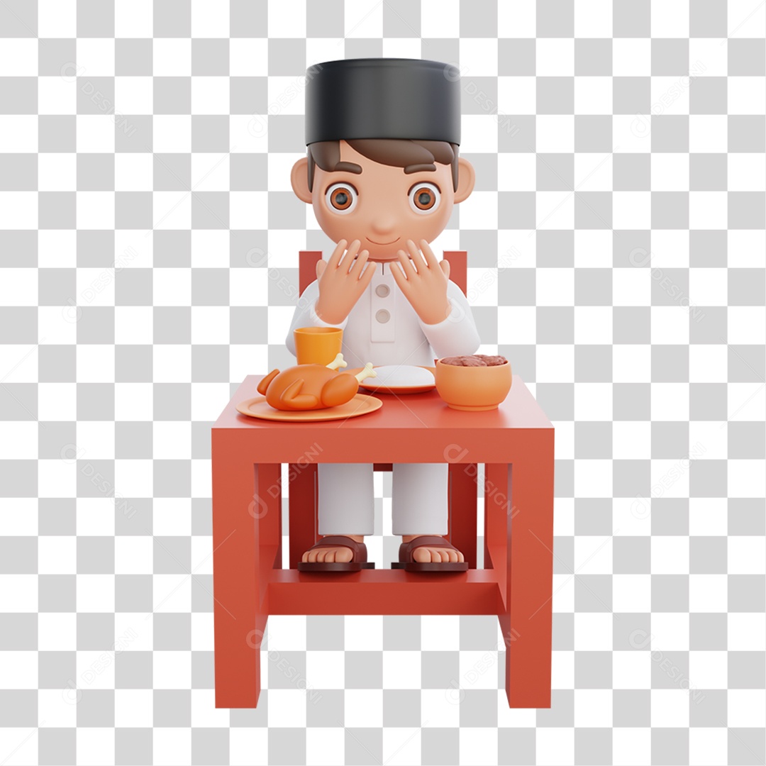 Personagem Ramadã PNG Transparente