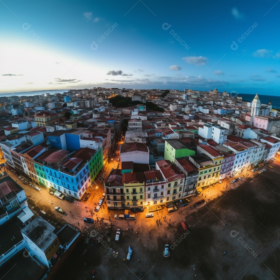 Retrato realista cidade