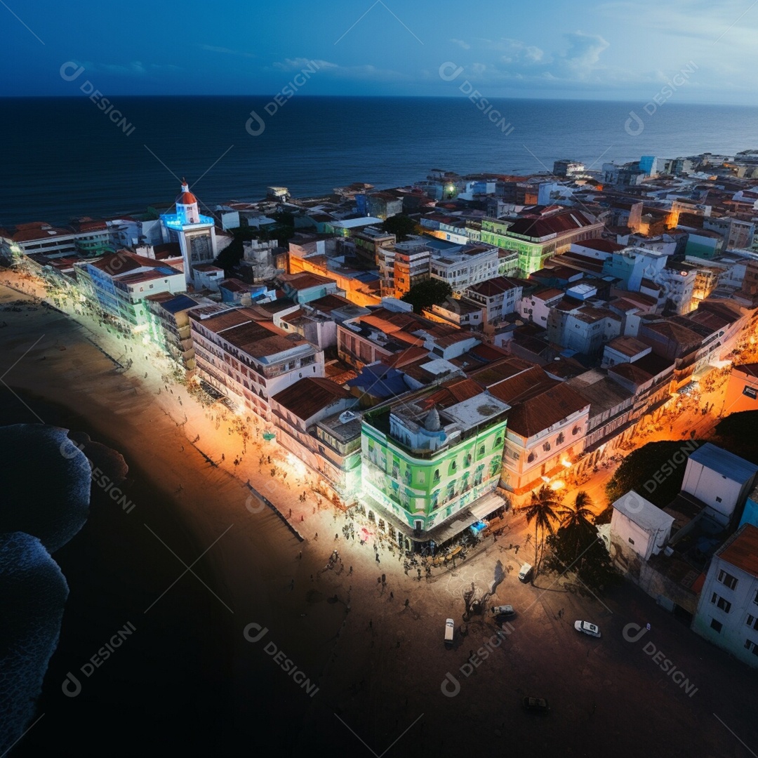 Retrato realista cidade