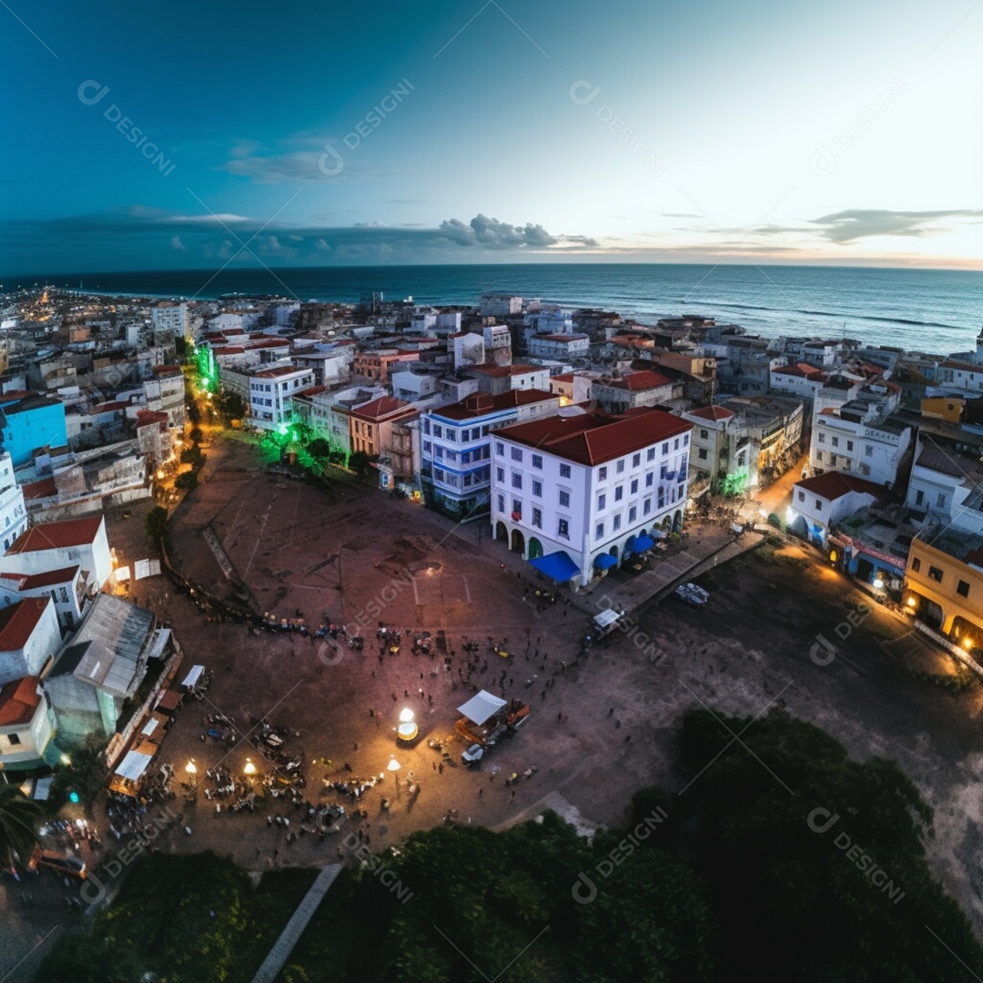 Retrato realista cidade