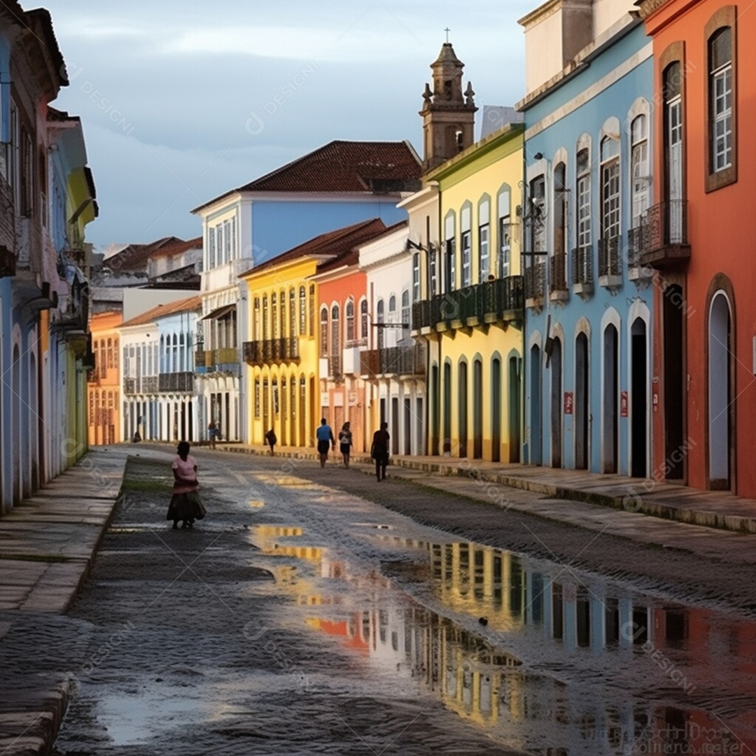 Retrato realista cidade