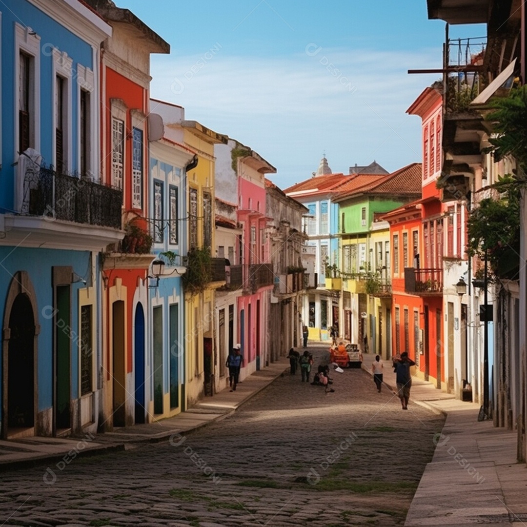 Retrato realista cidade