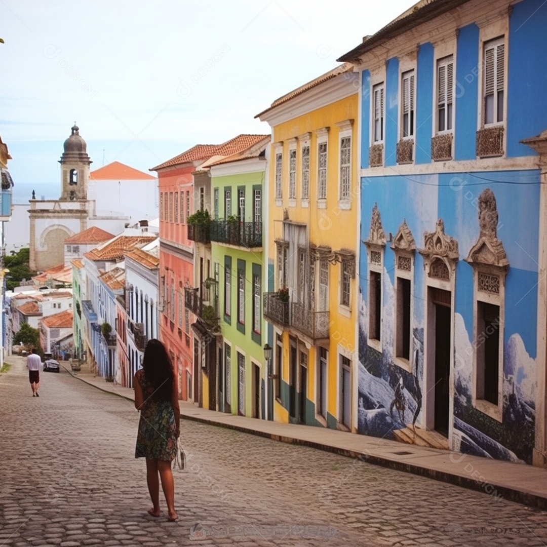 Retrato realista cidade