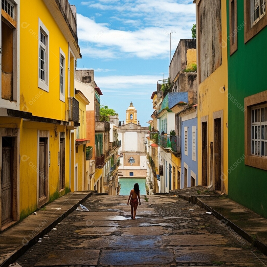 Retrato realista cidade