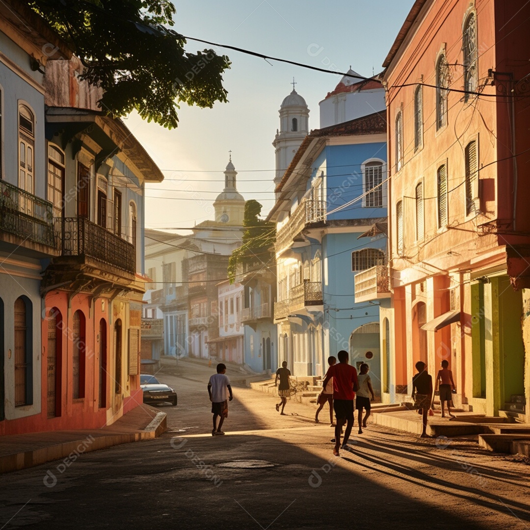 Retrato realista cidade