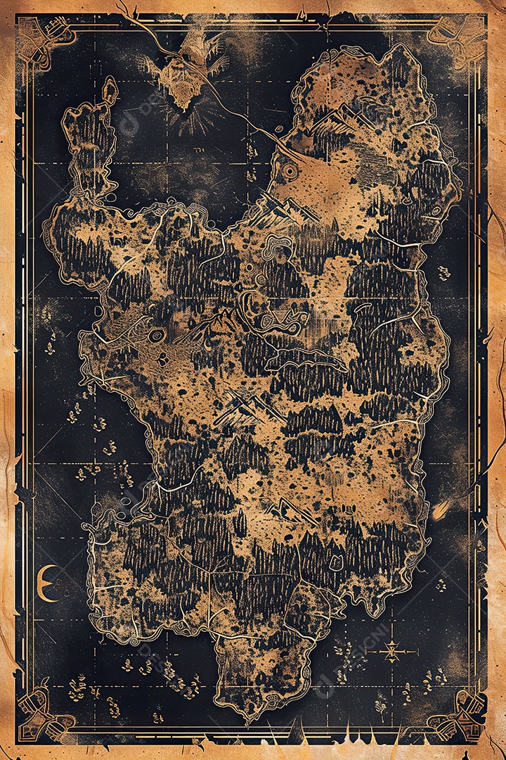 Mapa rpg de um jogo