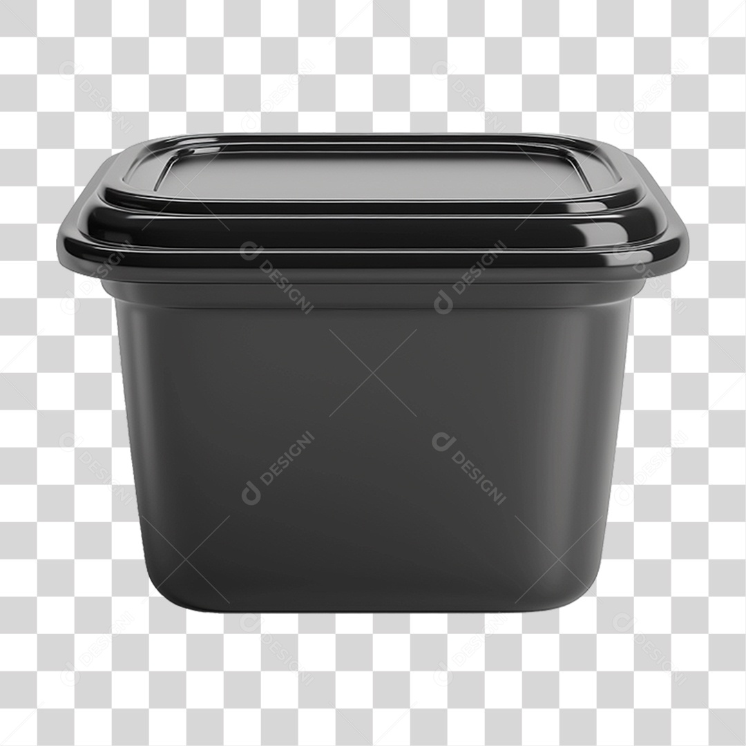 Transparent PNG Black Canister