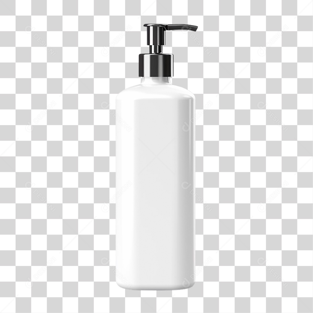 Frasco Branco PNG Transparente