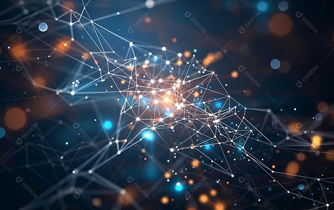 Conecte o design de fundo de tecnologia. projeto de plano de fundo