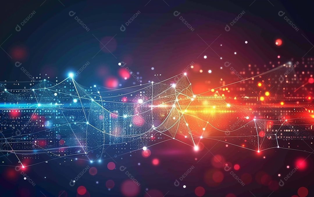 Conecte o design de fundo de tecnologia. projeto de plano de fundo