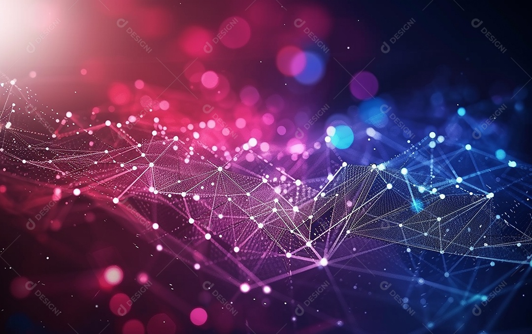 Conecte o design de fundo de tecnologia. projeto de plano de fundo