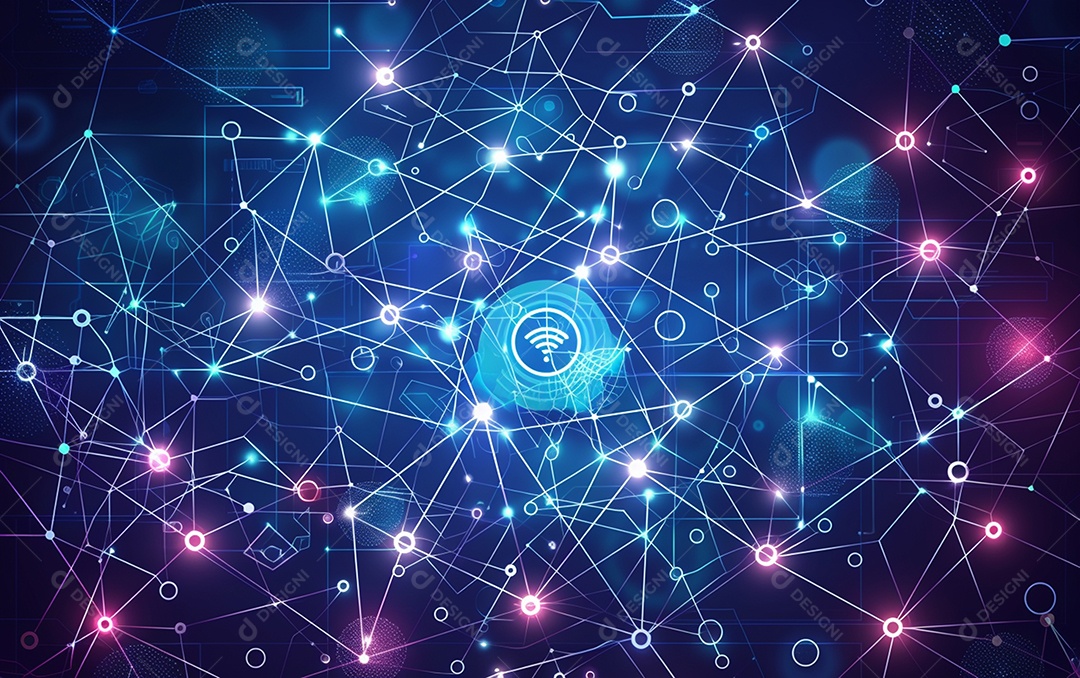 Conecte o design de fundo do design de fundo de tecnologia