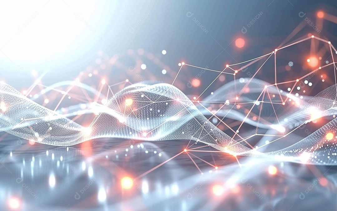 Conecte o design de fundo do design de fundo de tecnologia