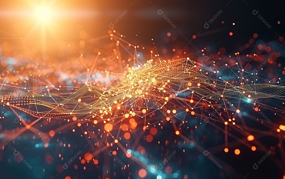 Conecte o design de fundo do design de fundo de tecnologia