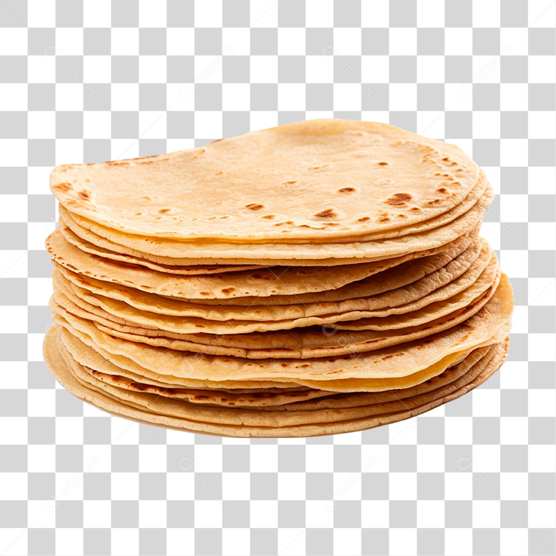 Pilha de Tortilhas PNG Transparente