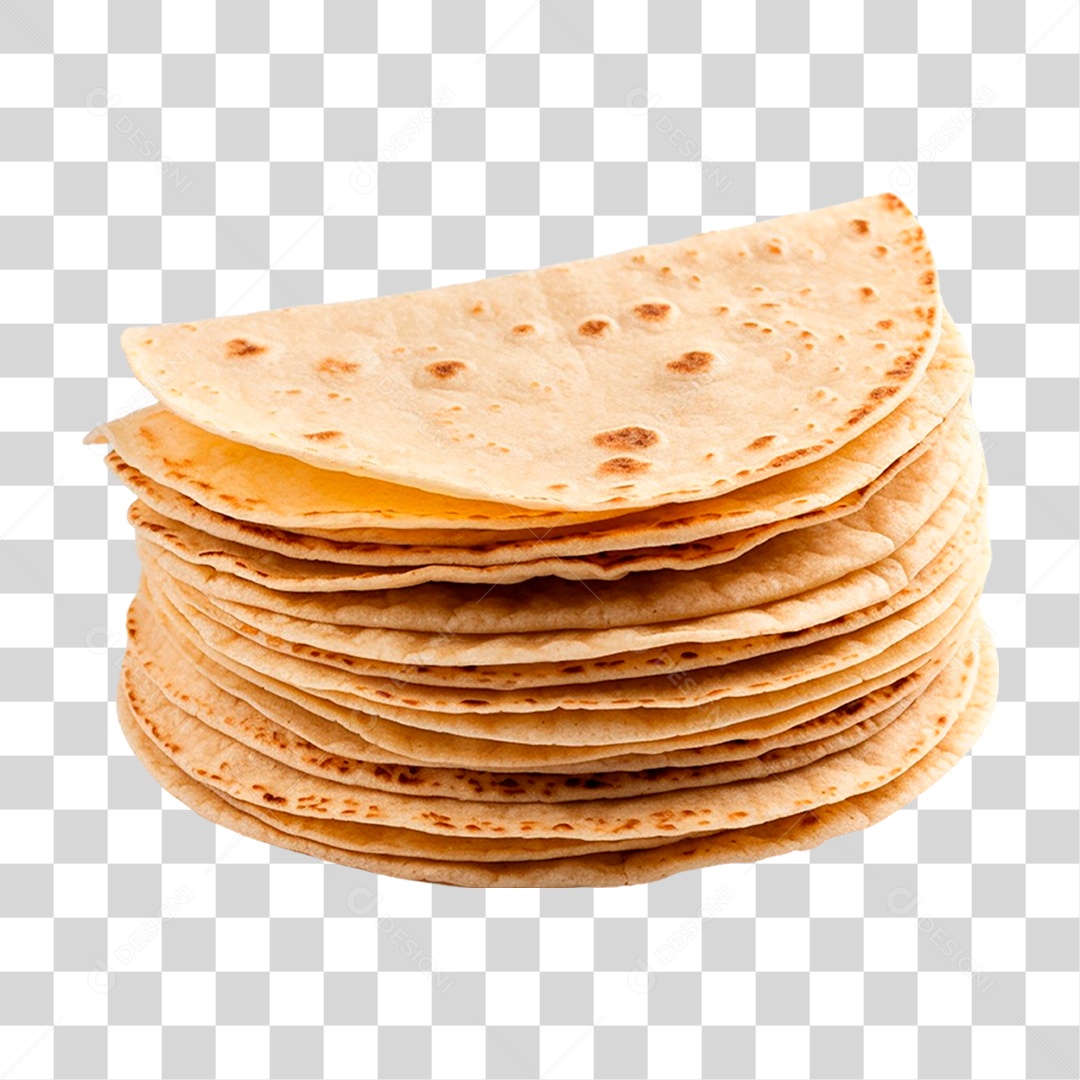 Pilha de Tortilhas PNG Transparente
