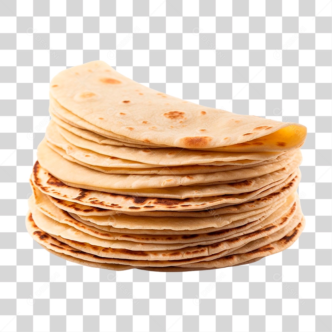 Pilha de Tortilhas PNG Transparente