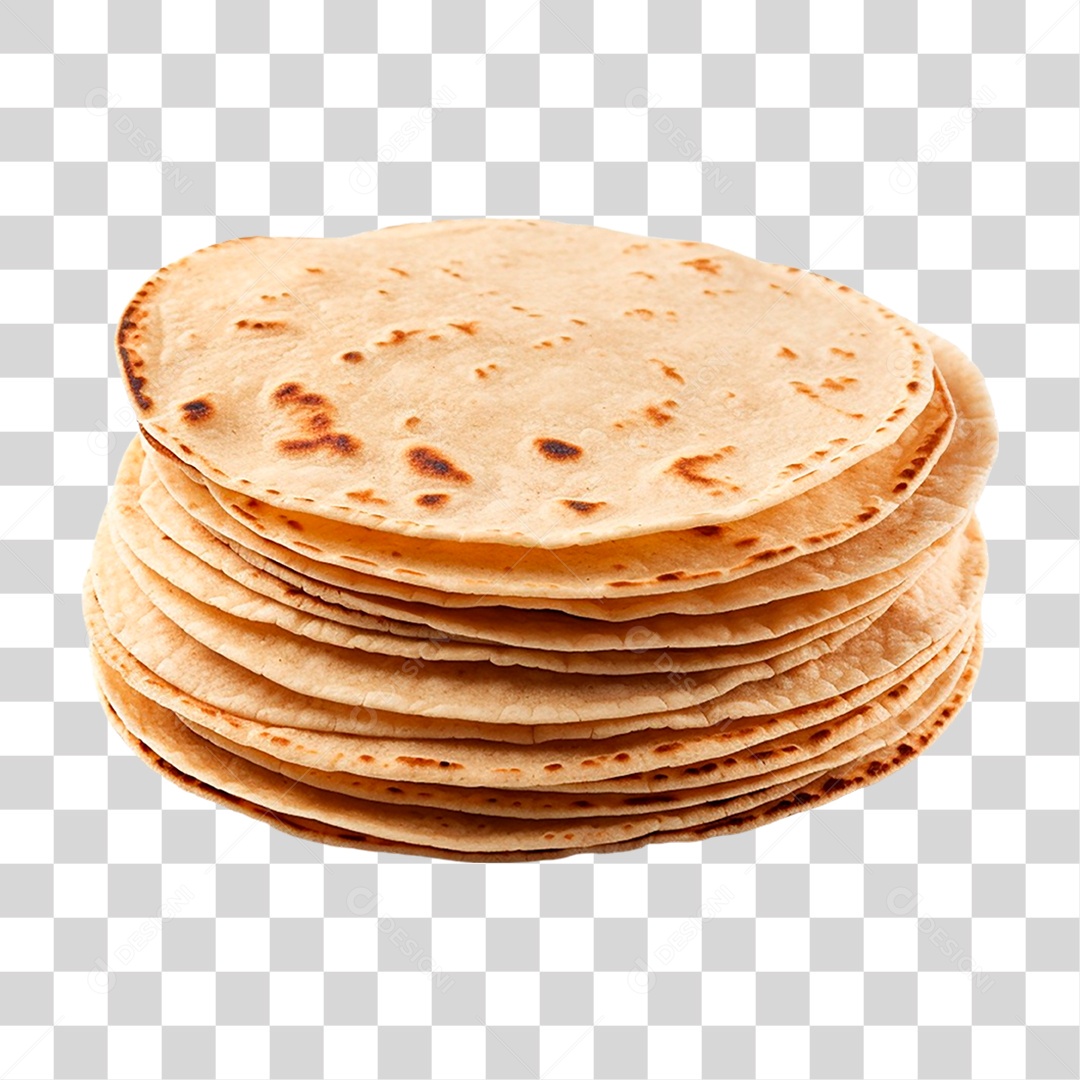 Pilha de Tortilhas PNG Transparente