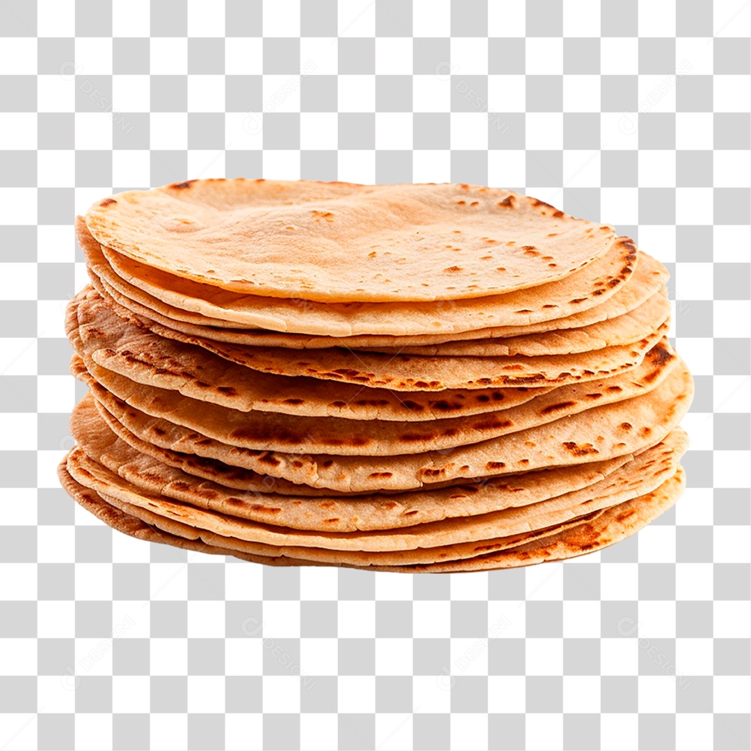 Pilha de Tortilhas PNG Transparente